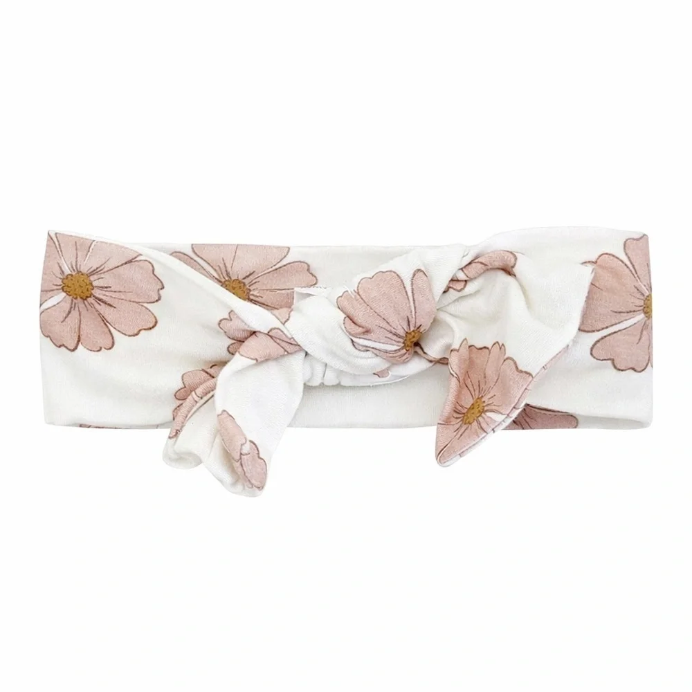 Daisy Printed Knotted Headband